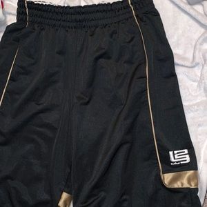 Black Nike Lebrun James Basketball Shorts